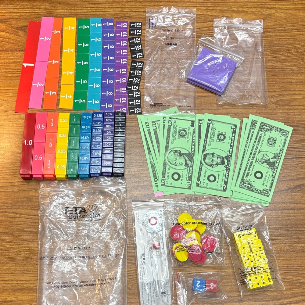 Educational ETA Math Manipulatives Set